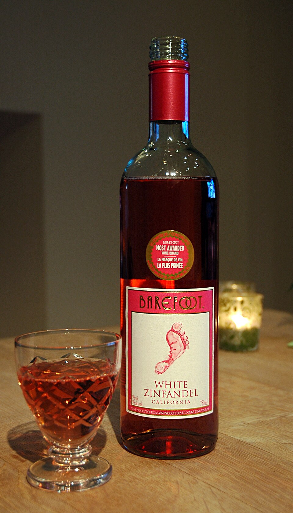 Demo Rose Wine 750ml (Zinfandel style)