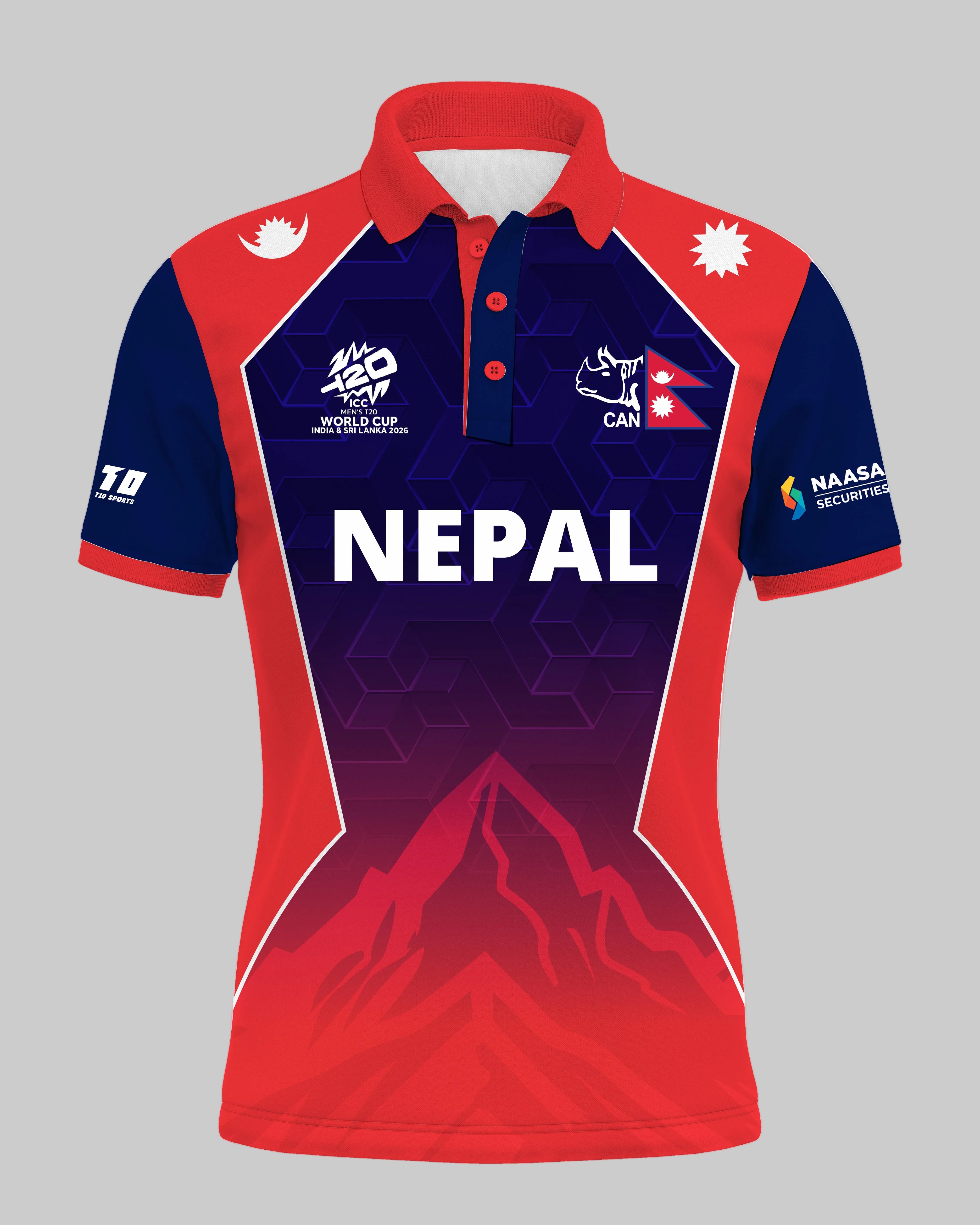 World Cup 2026 Playing Jersey – Nepal Cricket