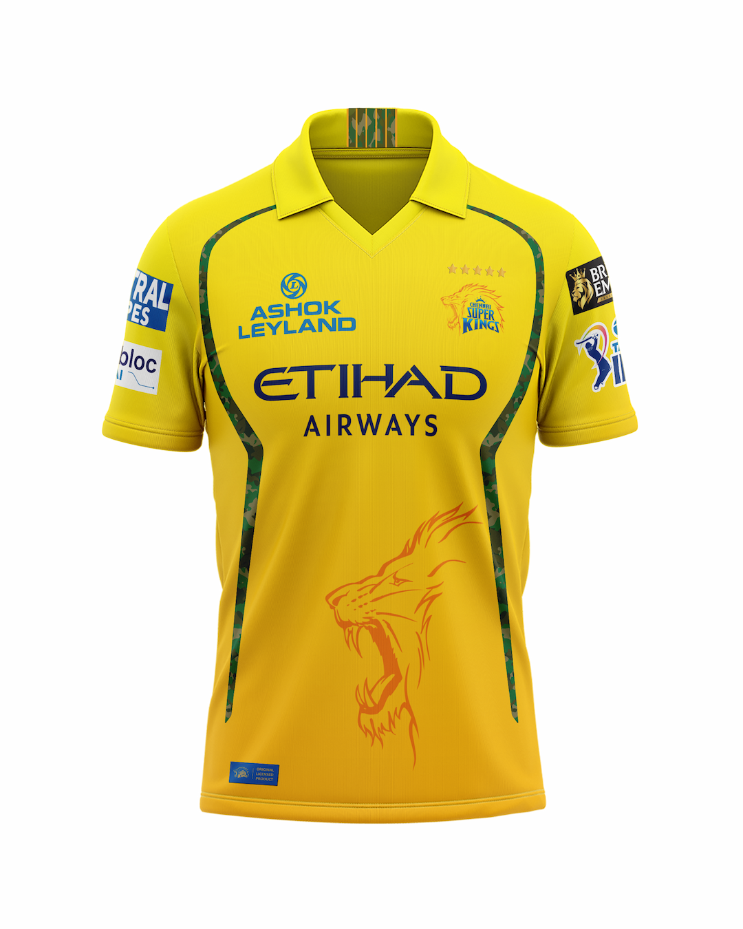 CSK Cheer Jersey 2026 – Dhoni #7 – Adults